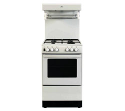 NEW WORLD  NW55THLG Gas Cooker - White